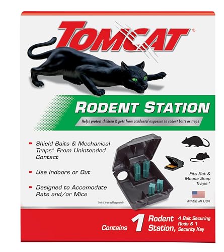 Tomcat Rodent Bait Station — Tamper-Resistant with Security Key